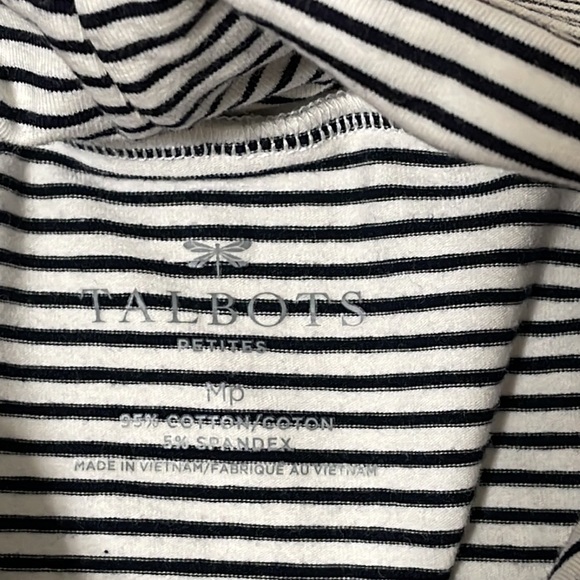 Talbots Mp Cotton Turtleneck shirt - Picture 2 of 3